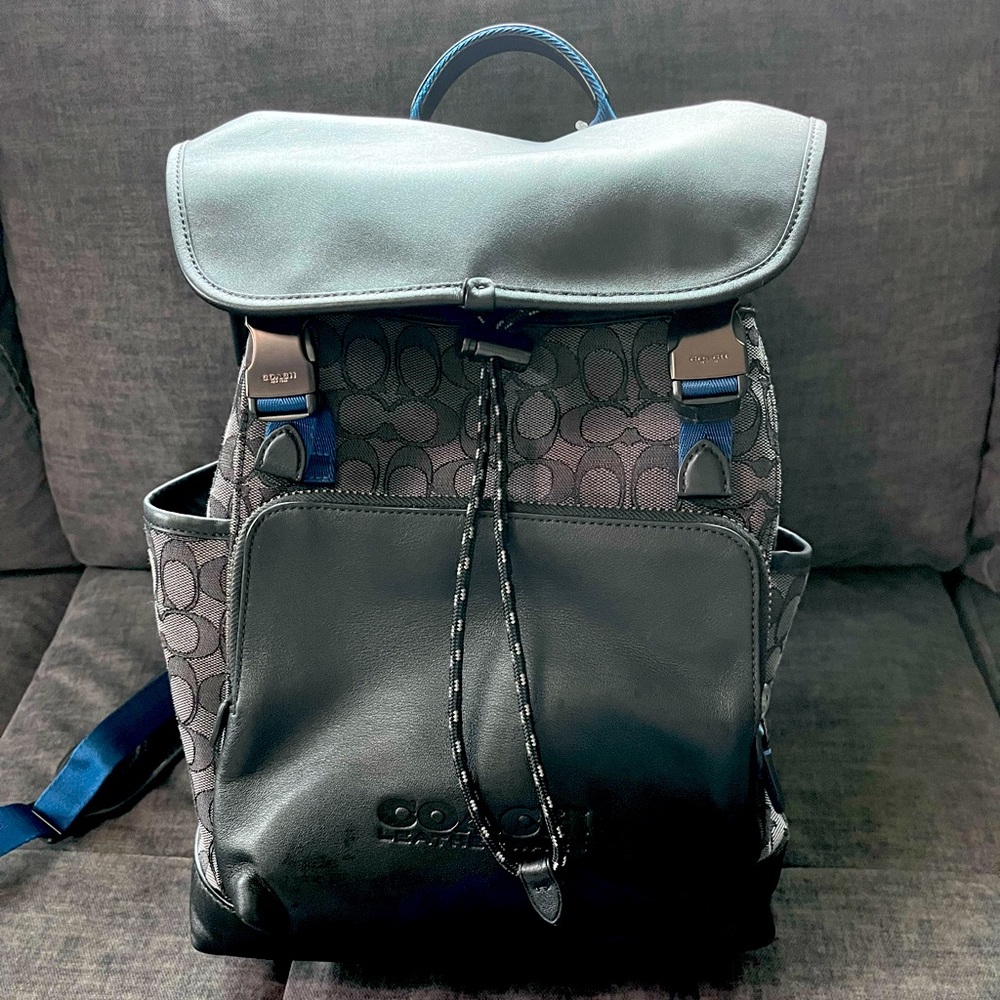 Coach League Flap Backpack
